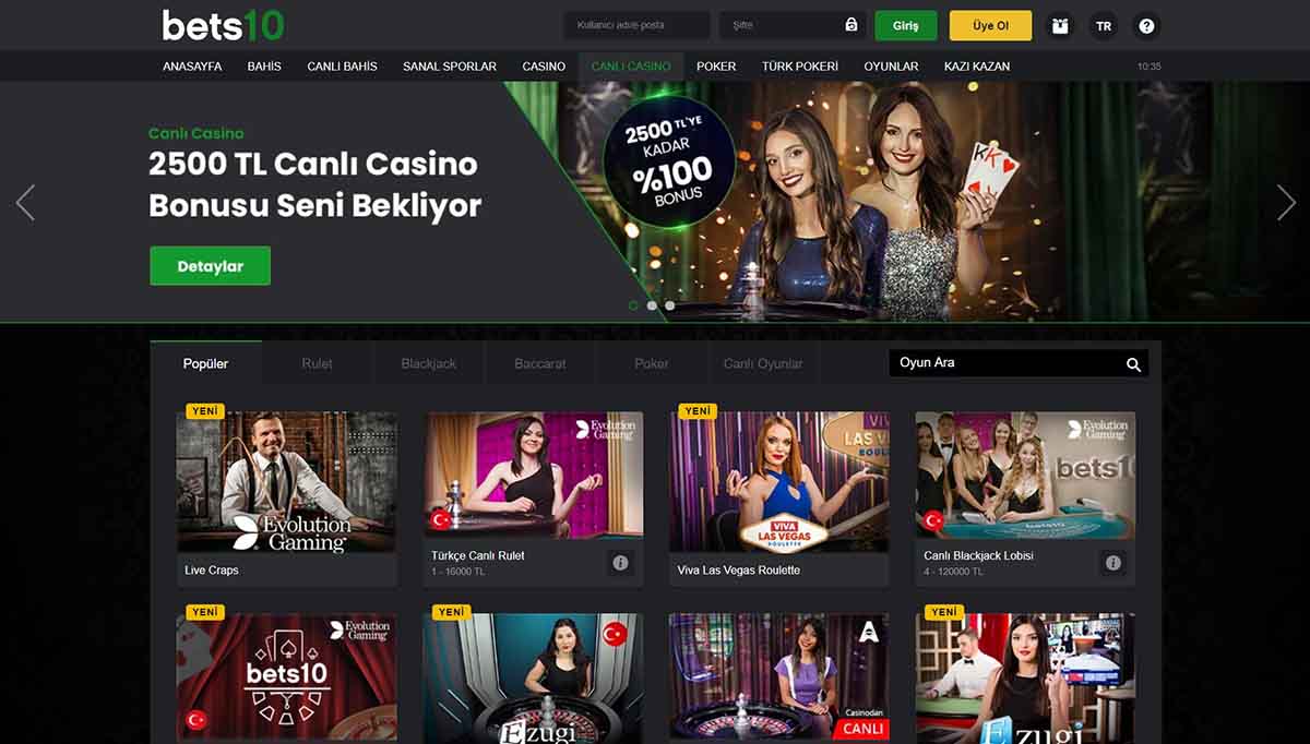 bets10 canlı casino